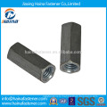 M12 DIN6334 Zinc Plated Carbon Steel Connecting Long Hex Nut